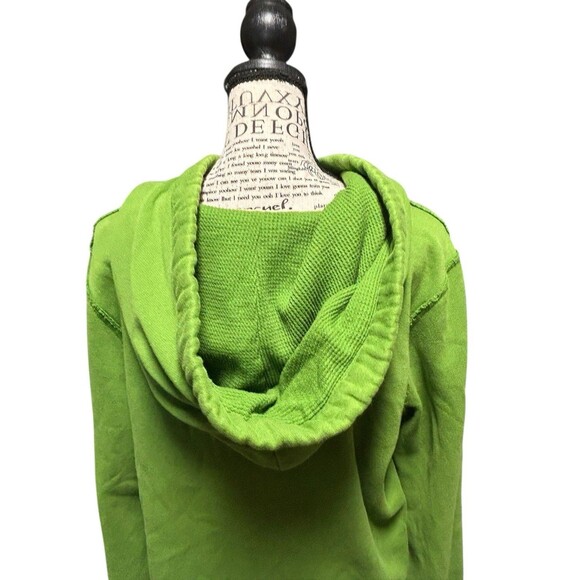 Vintage HOLLISTER GREEN 3D Lettering 1992 School Streetwear Y2K Size Small - Picture 3 of 9